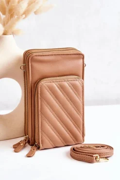 Outlet Boto Portfel Torebka 2w1 Na Suwak Beżowy Themis