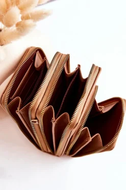 Outlet Boto Portfel Torebka 2w1 Na Suwak Beżowy Themis