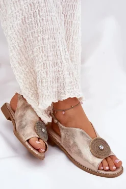 Sandały Z Cholewką|Sandały Płaskie><noscript><img width=