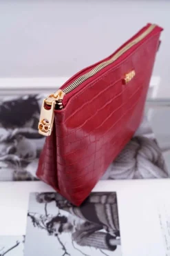 Torebki Nobo|Kosmetyczki Damskie></noscript>Nobo Średnia Damska Kosmetyczka Czerwona NCOS-I0341-C005