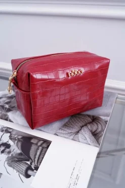 Nobo Średnia Damska Kosmetyczka Czerwona NCOS-I0321-C005