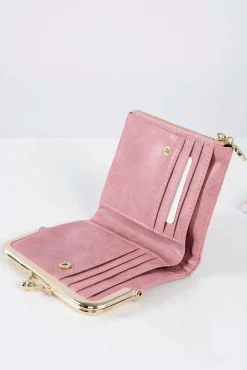 Hot Boto Różowa Mała Damska Portmonetka Na Bigiel