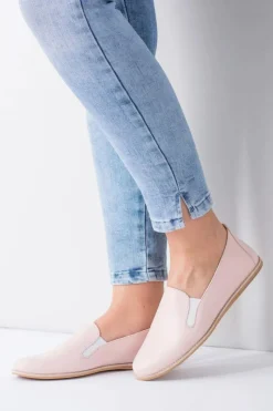 Baleriny Skórzane|Baleriny Klasyczne>Boto Różowe Pastelowe Baleriny Damskie Skóra Fresca