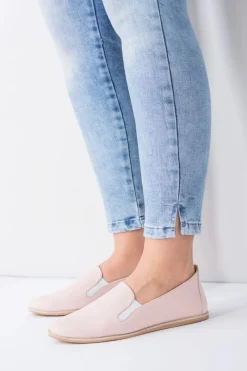 Baleriny Skórzane|Baleriny Klasyczne></noscript>Boto Różowe Pastelowe Baleriny Damskie Skóra Fresca