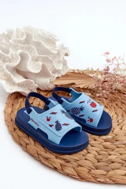 Sale Ipanema Sandałki Dziecięce 83545 Soft Baby e Niebieski