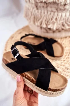 Dziewczęce|Sandały Big Star>Big Star Shoes Sandałki Dziecięce Big Star Czarne FF374168