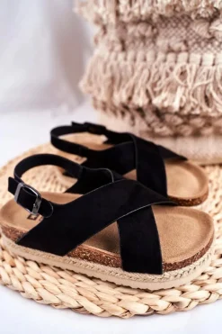 Dziewczęce|Sandały Big Star>Big Star Shoes Sandałki Dziecięce Big Star Czarne FF374168