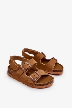 Sale Sandałki Dziecięce Na Korkowej Platformie Zapinane Na Rzep Camel Rorria Dzieci Dziewczęce