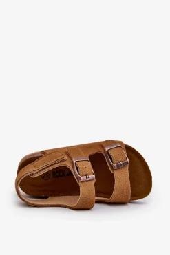 Sale Sandałki Dziecięce Na Korkowej Platformie Zapinane Na Rzep Camel Rorria Dzieci Dziewczęce