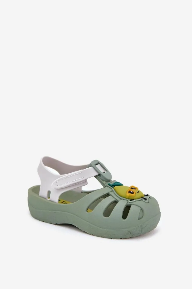 Best Ipanema Sandałki Dziecięce Na Rzep Owoce 83615 Summer XIV Baby Zielone Zielony