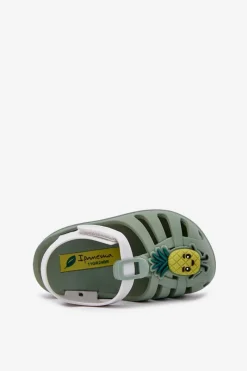Best Ipanema Sandałki Dziecięce Na Rzep Owoce 83615 Summer XIV Baby Zielone Zielony
