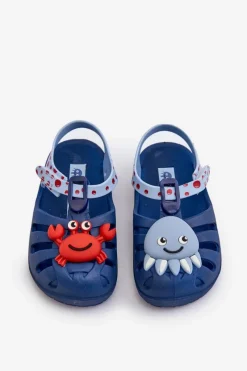Discount Ipanema Sandałki Dziecięce Na Rzep 83486 Summer XIII Baby Niebieskie