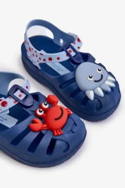 Discount Ipanema Sandałki Dziecięce Na Rzep 83486 Summer XIII Baby Niebieskie
