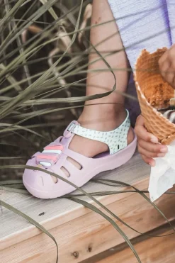 Outlet Sandałki Dziecięce Na Rzep 83486 Summer XIII Baby Fioletowe Dzieci Dziewczęce