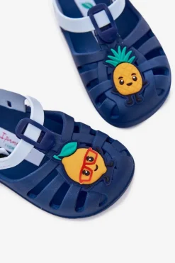 Chłopięce|Dziewczęce></noscript>Ipanema Sandałki Dziecięce Na Rzep Owoce 83615 Summer XIV Baby Granatowe Niebieski