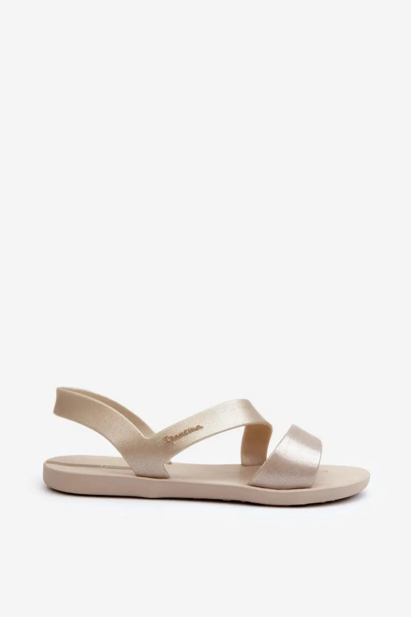 Sandały Gumowe|Sandały Płaskie>Ipanema Sandały Damskie 82429 Vibe Sandal Fem Beżowe