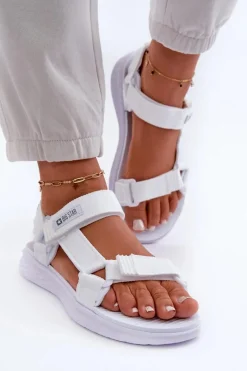 Best Big Star Shoes Sandały Damskie Big Star FF274A603 Białe Biały