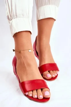 Sandały Na Koturnie|Sandały Płaskie><noscript><img width=