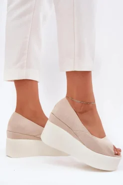 Sandały Na Koturnie><noscript><img width=