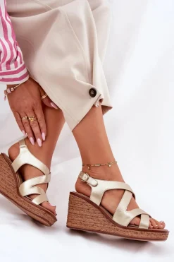 Sandały Na Obcasie|Sandały Na Koturnie><noscript><img width=