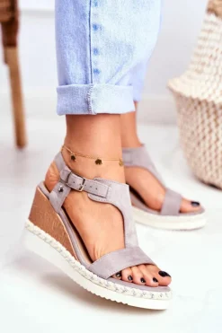 Sandały Na Koturnie><noscript><img width=