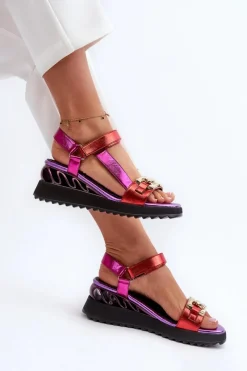 Sandały Na Koturnie|Sandały Płaskie><noscript><img width=