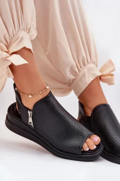 Sandały Z Cholewką|Sandały Na Koturnie><noscript><img width=