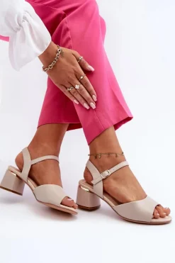 Sandały Na Obcasie><noscript><img width=