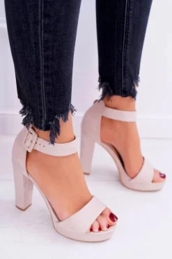 Sandały Na Obcasie><noscript><img width=