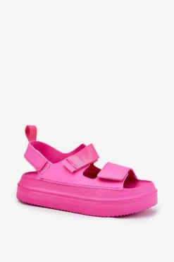 Sandały Płaskie><noscript><img width=