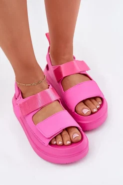 Sandały Płaskie><noscript><img width=