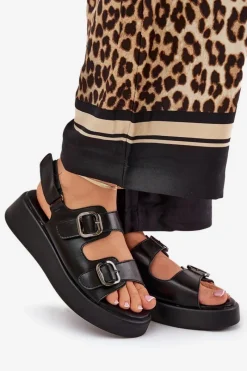 Sandały Na Koturnie|Sandały Płaskie><noscript><img width=