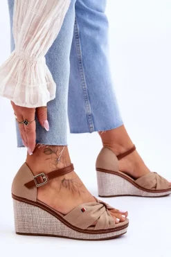 Sandały Na Koturnie><noscript><img width=