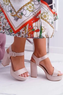 Sandały Na Obcasie><noscript><img width=