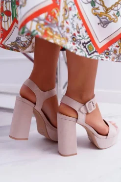 Sandały Na Obcasie><noscript><img width=