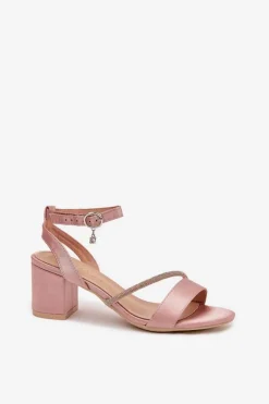 Sandały Na Słupku|Sandały Na Obcasie></noscript>Buty damskie Vinceza Sandały Damskie Na Słupku Z Cyrkoniami Vinceza 20268 Beżowe Beżowy