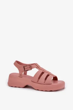 Sandały Gumowe|Sandały Na Obcasie></noscript>ZAXY Sandały Damskie Pachnące RR285116 Brudny Róż Różowy