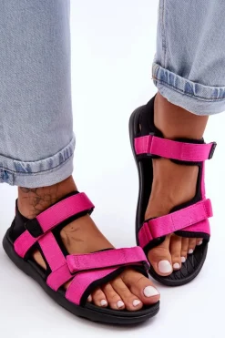 Discount 4F Sandały Damskie Sportowe SS23FSANF014-55S Fuksja