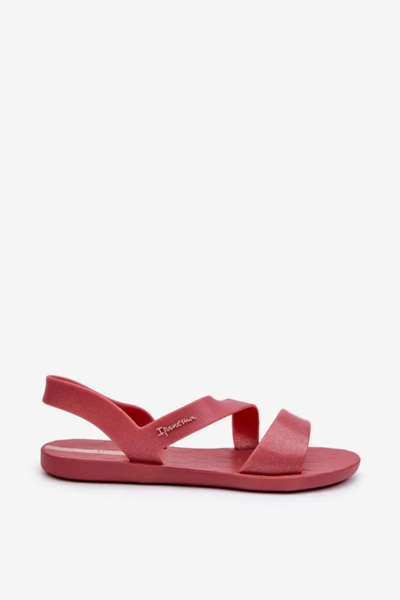 Outlet Ipanema Sandały Damskie Z Brokatem 82429 Vibe Sandal Fem Różowe