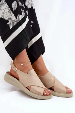 Sandały Z Cholewką|Sandały Na Koturnie><noscript><img width=