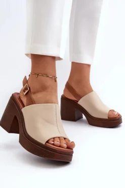 Sandały Na Obcasie><noscript><img width=