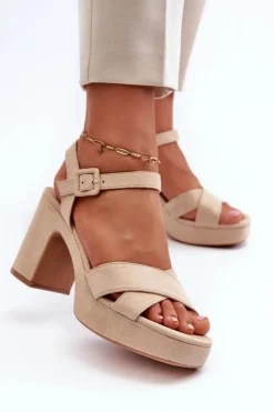 Sandały Na Obcasie><noscript><img width=