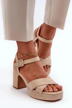 Sandały Na Obcasie><noscript><img width=