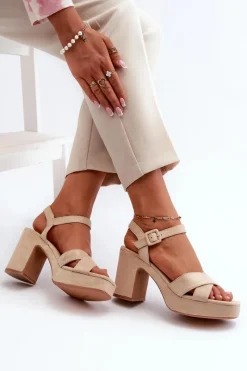 Sandały Na Obcasie><noscript><img width=