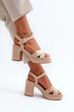 Sandały Na Obcasie><noscript><img width=