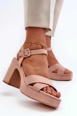 Sandały Na Obcasie><noscript><img width=