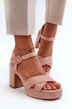 Sandały Na Obcasie><noscript><img width=