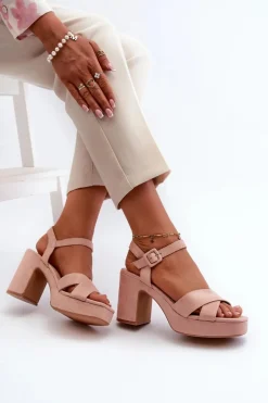 Sandały Na Obcasie><noscript><img width=