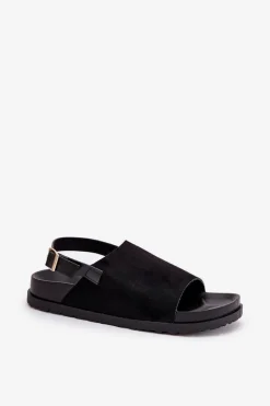 Sandały Płaskie><noscript><img width=