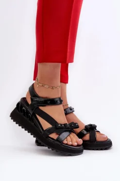 Sandały Na Koturnie|Sandały Płaskie><noscript><img width=